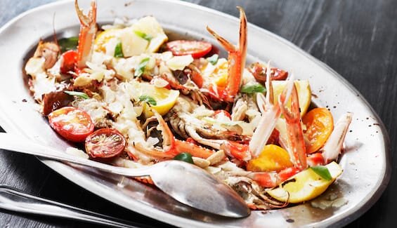 Norska havskräftor på italienskt vis