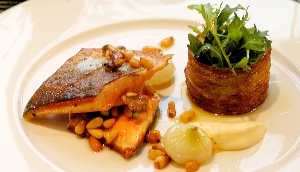 Stekt ishavsröding med aioli