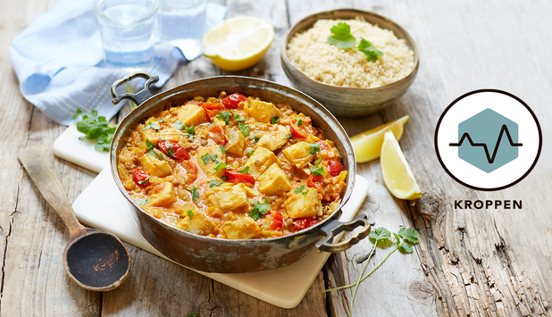 Indisk daal med torsk