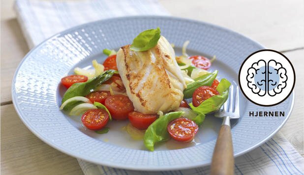 Stekt torsk med tomatsallad