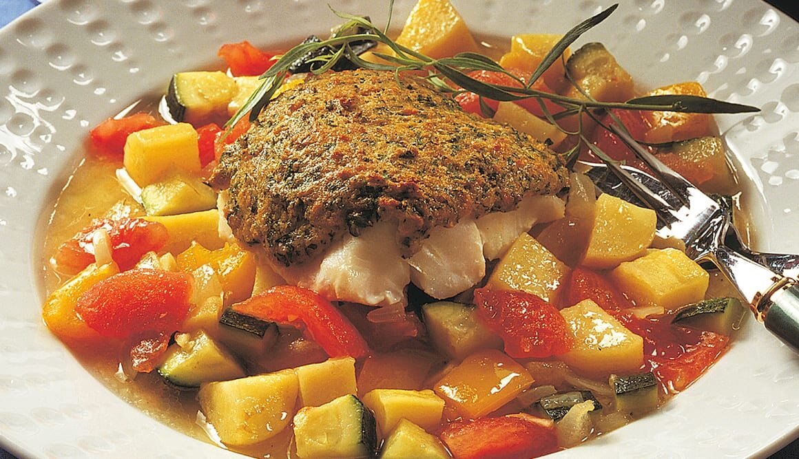 Ugnsbakad torskfilé