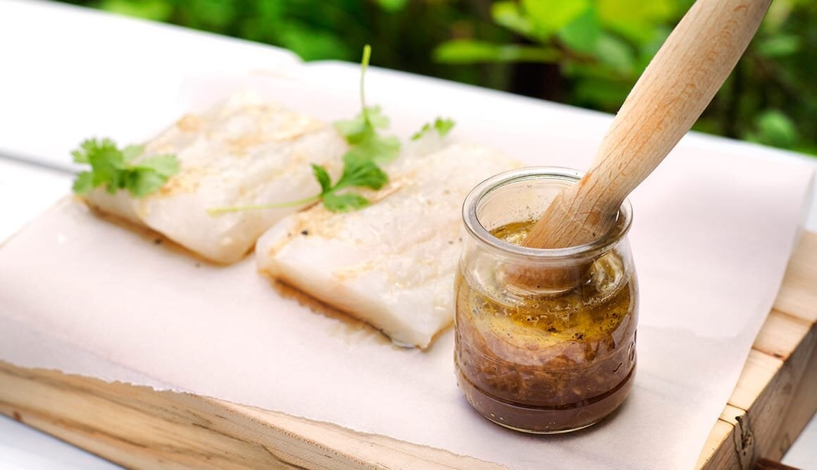 Honungs- och vitlöksmarinad