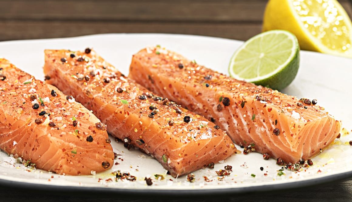 Grillad lax med sallad Nicoise