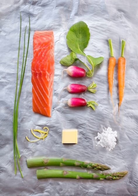 Lax i folie med primörer