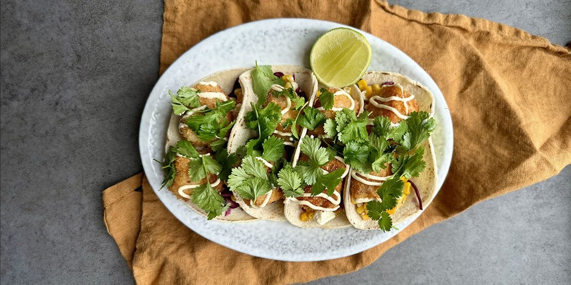Fish tacos med norsk torsk