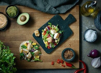 Tacos med norsk torsk