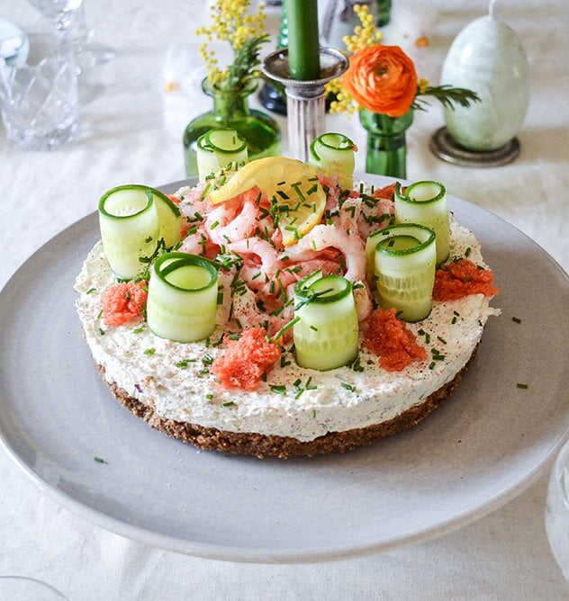 Räkcheesecake med norska räkor