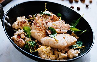 Stekt sej – allt i en och samma panna