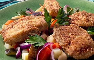 Sej på grönsaksbädd