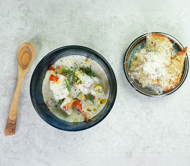 Fiskgryta med norsk sej och fänkål