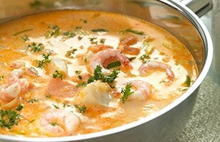 Fisksuppa till många