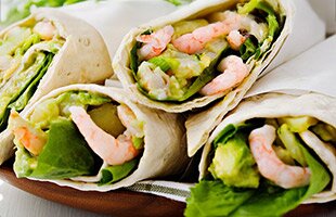 Räk-, avokado- och äggröra