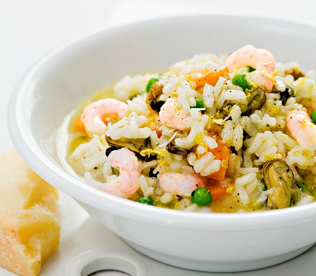 Skaldjursrisotto